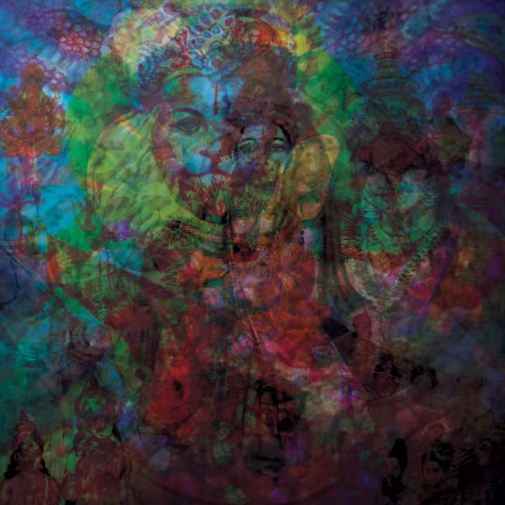 "The Ontogeny Of Micaloz in Three Arbitrary Evolutions" PS Perkins 2022 (digital collage)