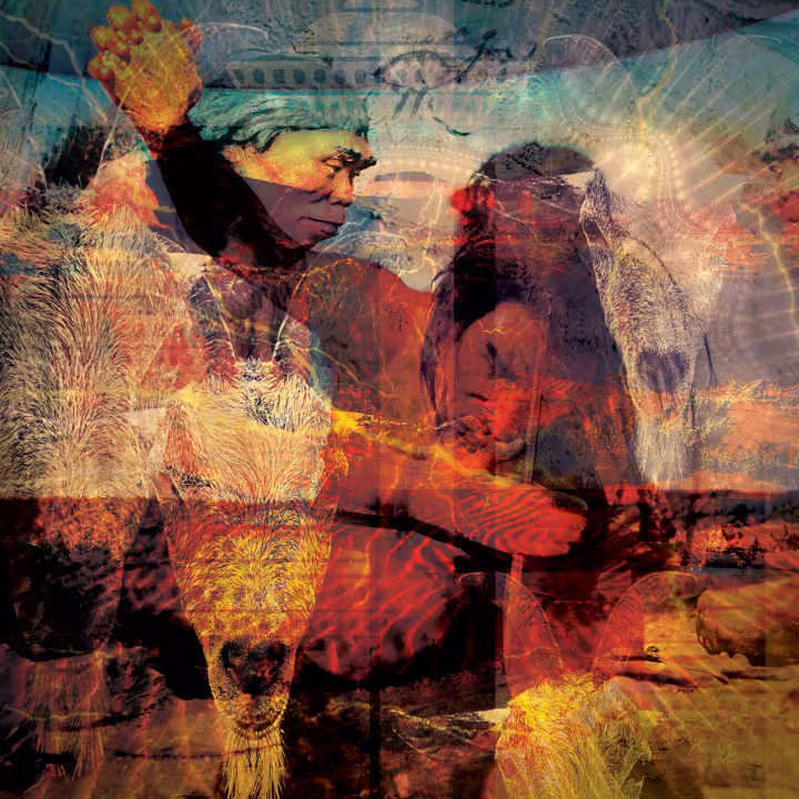 "Rubbing" PS Perkins 2019 (digital collage)